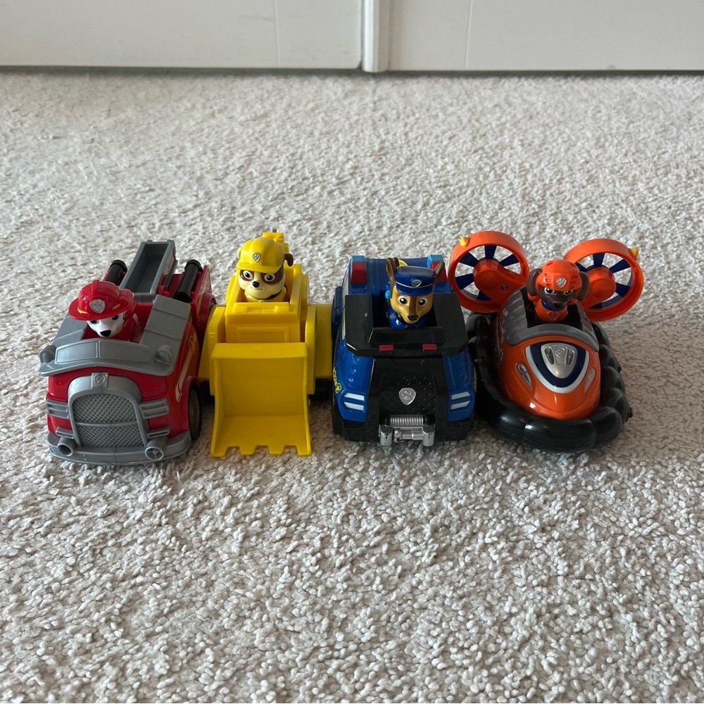 Paw Patrol Rescue Vehicle Set